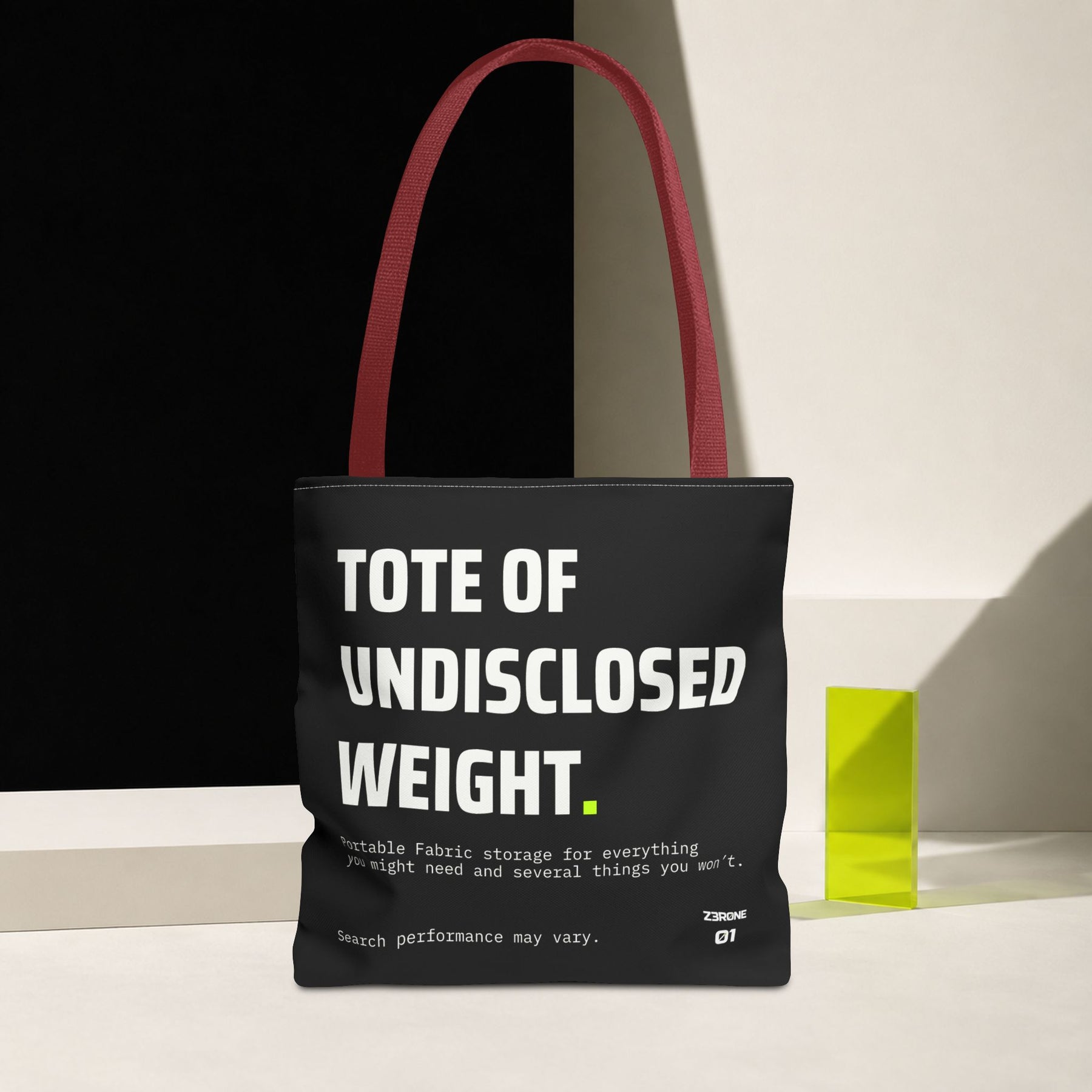 01 // Tote of Undisclosed Weight