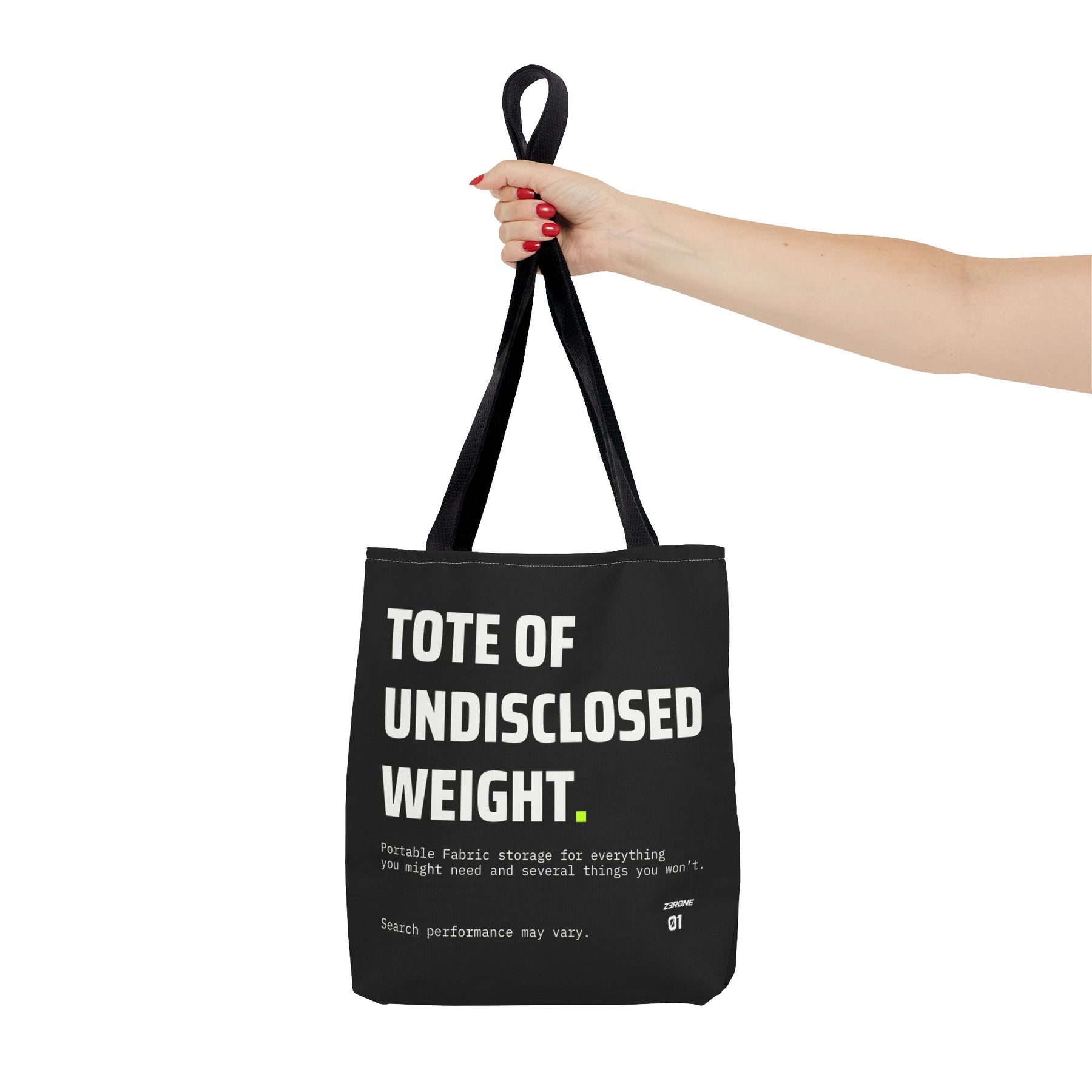 01 // Tote of Undisclosed Weight