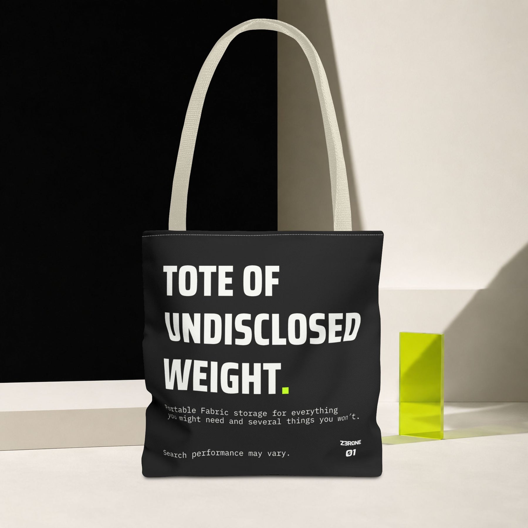 01 // Tote of Undisclosed Weight